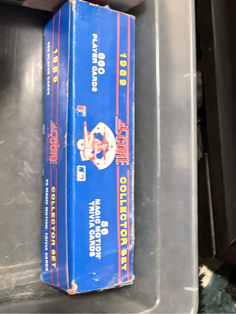 1989 Score Baseball Collectors set w/ 56 Magic motion trivia cards!